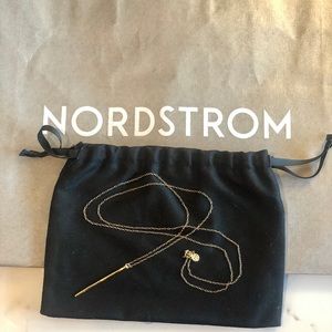 Vintage Gorjana 18K Gold Slender Linear Necklace